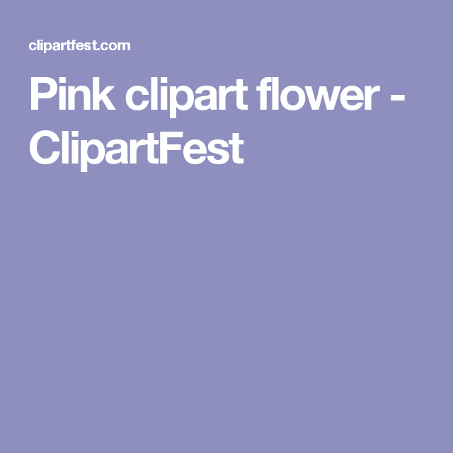 Barbie clipart flower. Pink clipartfest cm art
