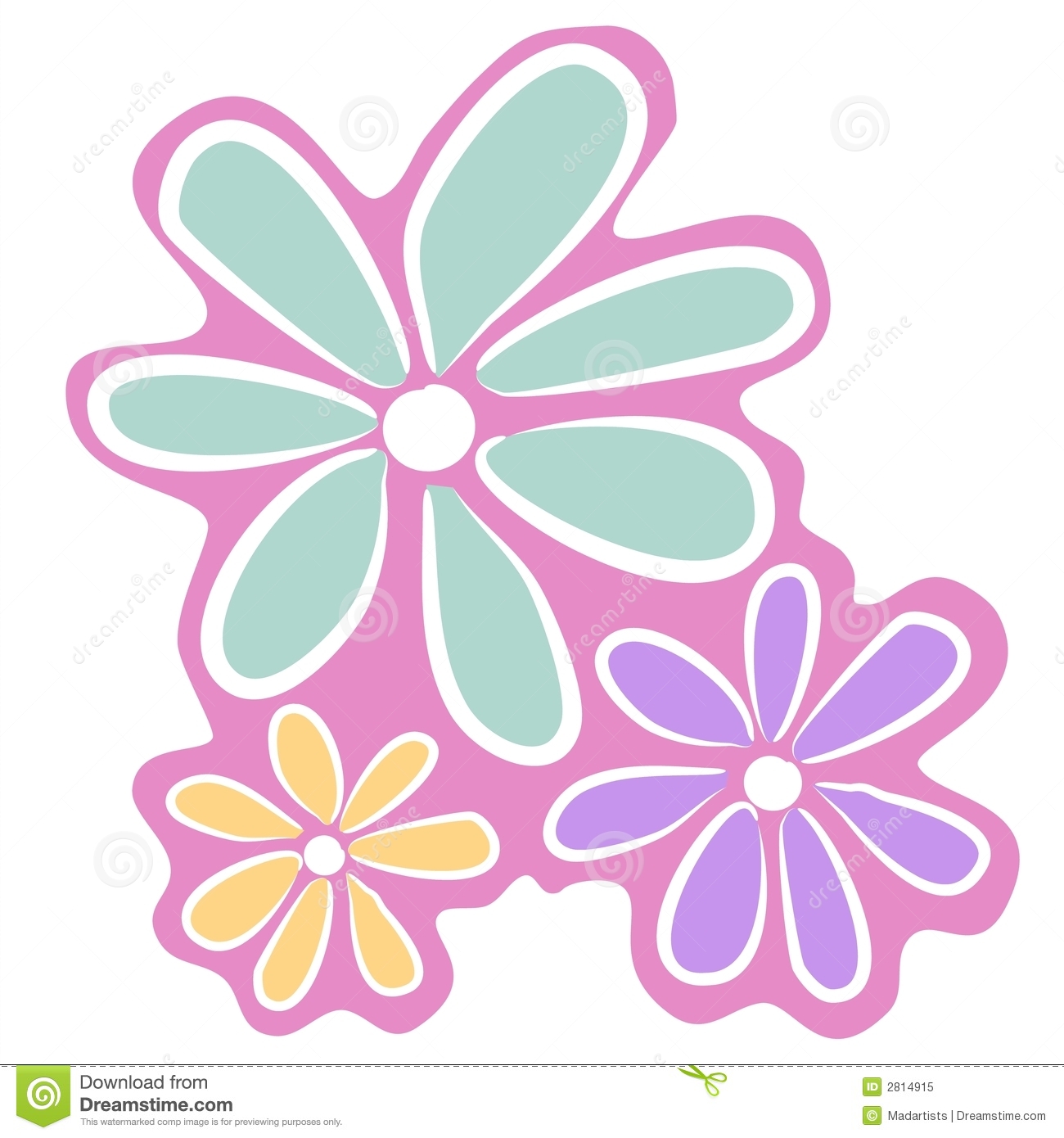barbie clipart flower