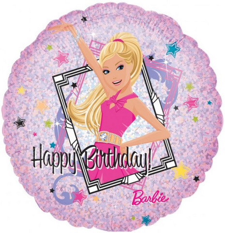 Book online. Barbie clipart happy birthday