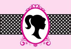 Barbie clipart head. Original logo obsessed ideas
