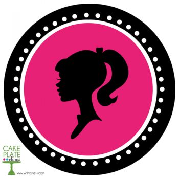 Barbie clipart head. Logo silhouette at getdrawings