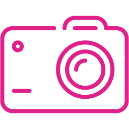Pink camera free icons. Barbie clipart icon