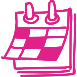 Barbie clipart icon. Pink calendar free icons