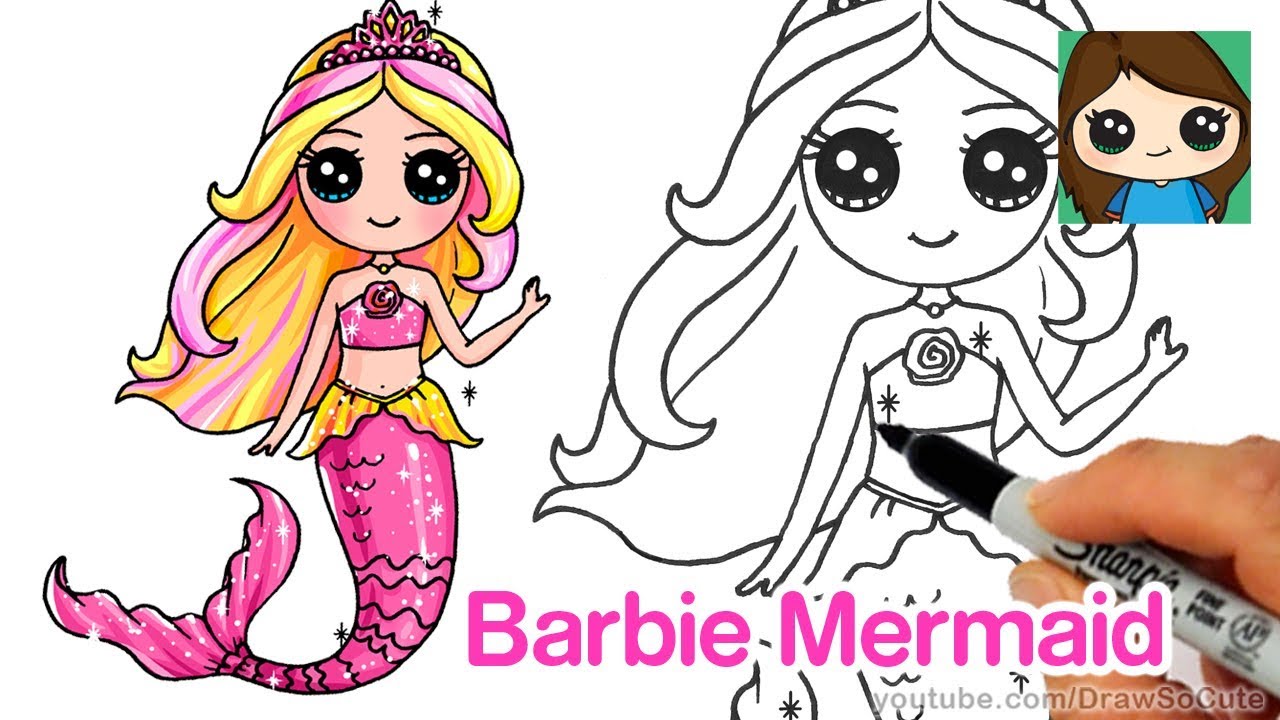 barbie clipart mermaid
