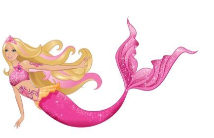 Google search cartoon . Barbie clipart mermaid