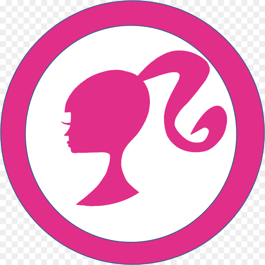 Free head silhouette download. Barbie clipart mirror
