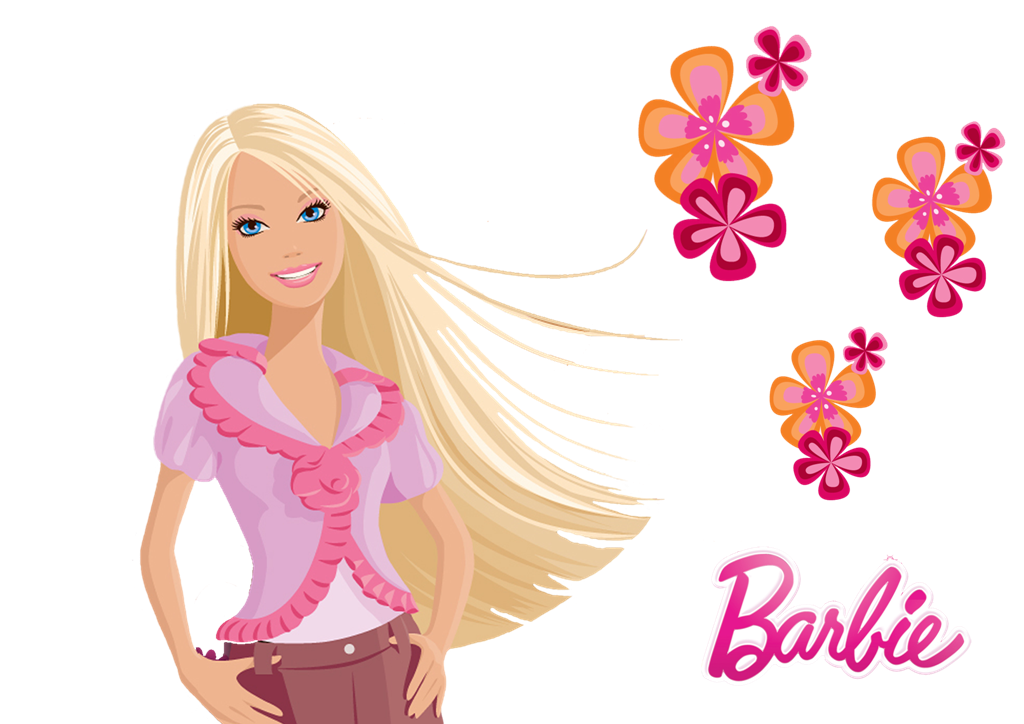 Download transparent image hq. Barbie clipart name