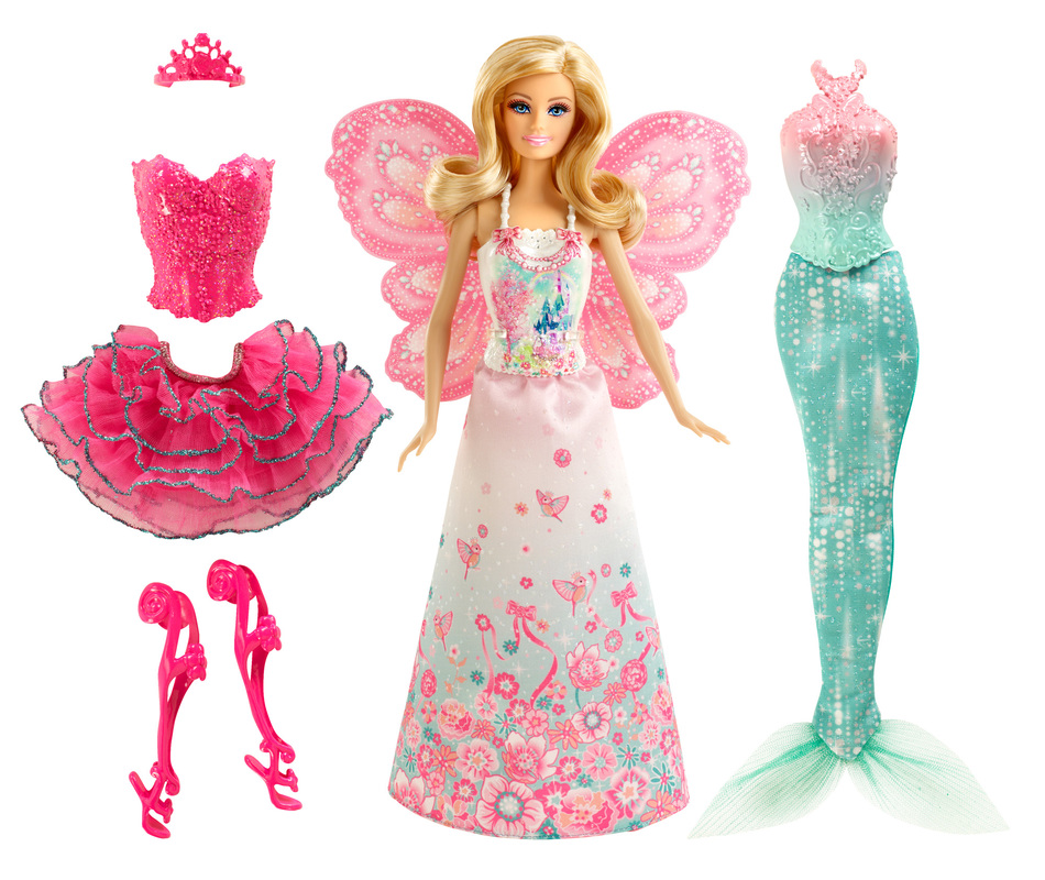 Barbie clipart original. Fairytale dress up doll