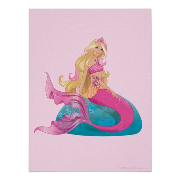 barbie clipart poster