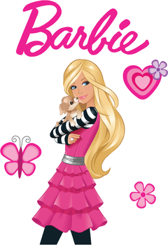 Wall pictures printables images. Barbie clipart printable