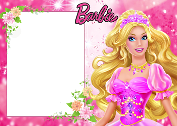 Invitaciones y marcos para. Barbie clipart printable