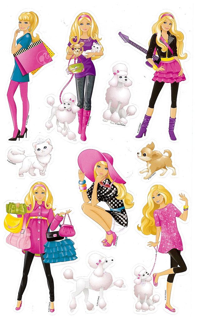 barbie clipart sticker