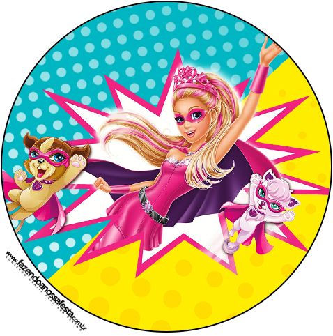barbie clipart superhero