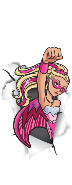 Barbie clipart superhero.  best power images