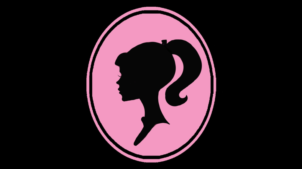 Logo wallpaper pinterest black. Barbie clipart symbol
