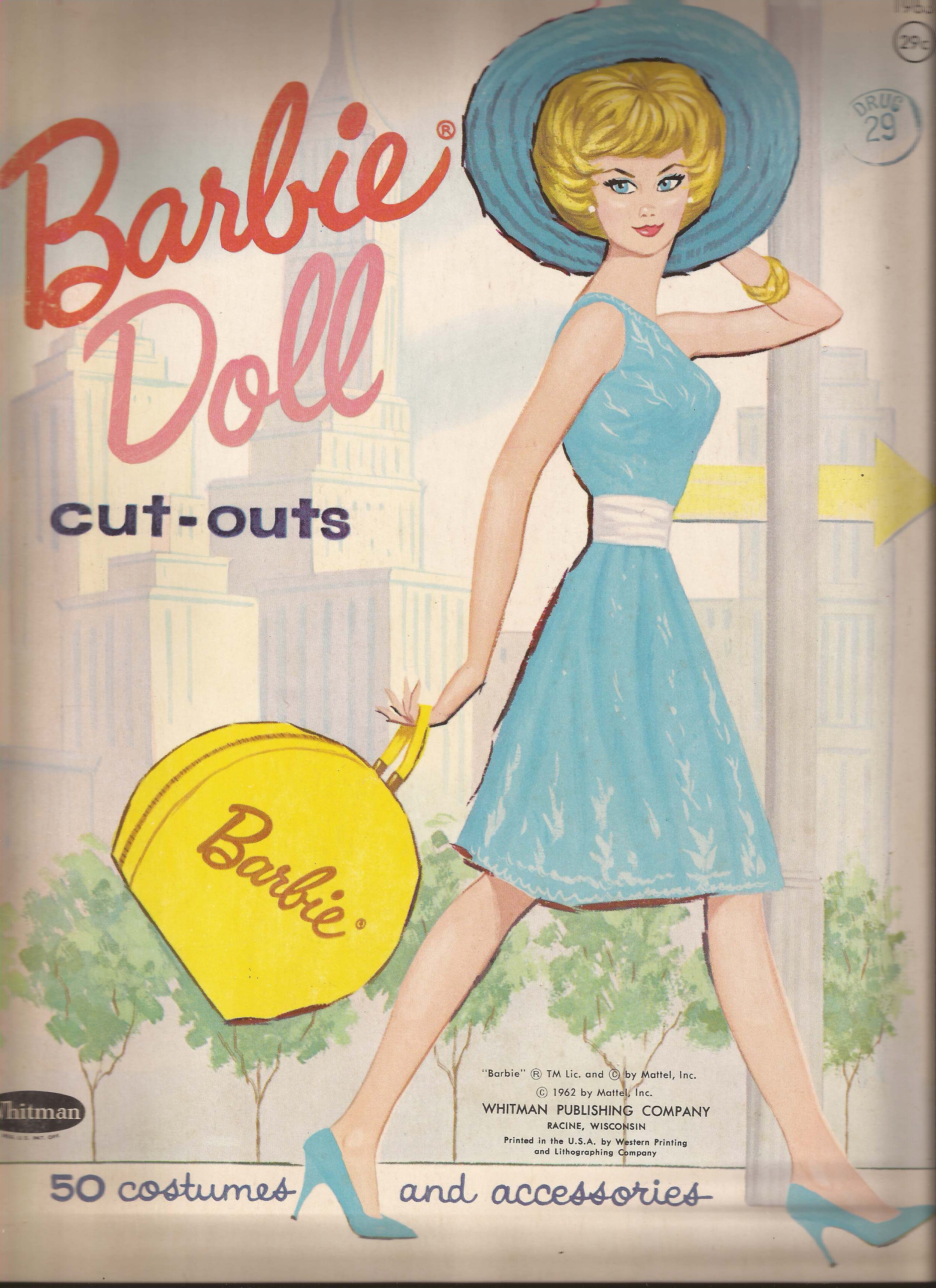 Paper dolls carla at. Barbie clipart vintage