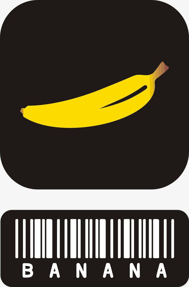 barcode clipart bananas