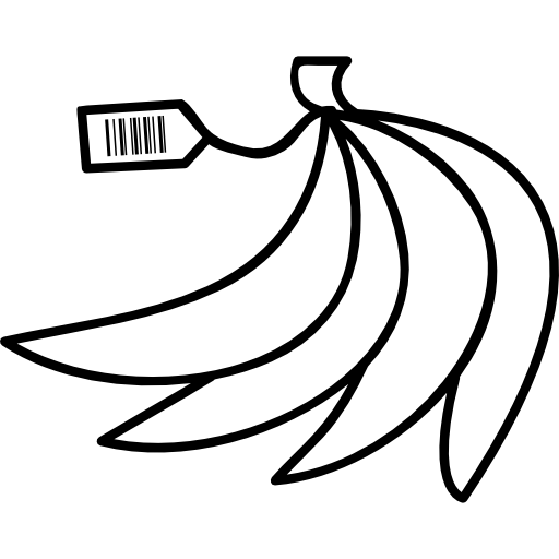 barcode clipart bananas