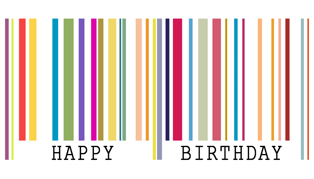 barcode clipart birthday