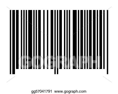 Drawing gg gograph . Barcode clipart empty