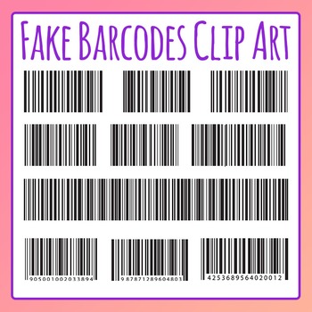 barcode clipart fake