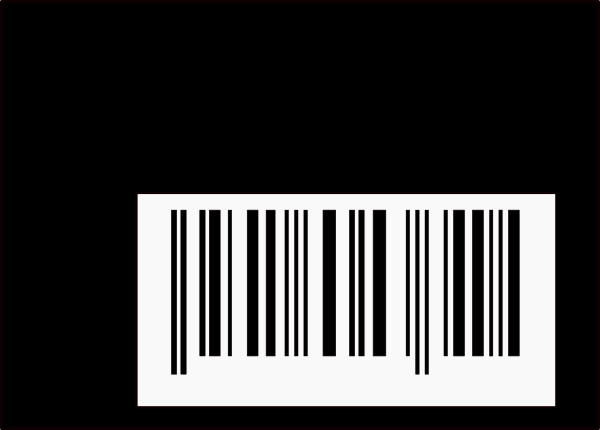 barcode square clipart