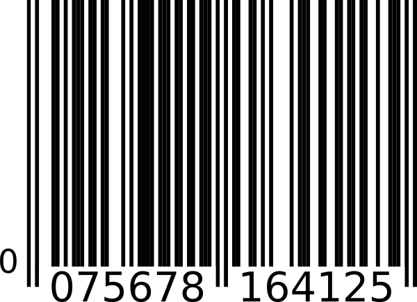 barcode clipart svg