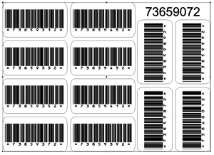 Barcode vertical