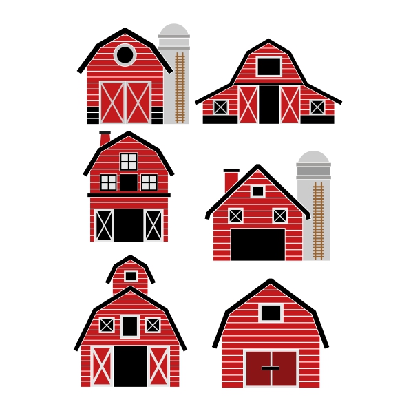 Barn clipart barnhouse. House cuttable design 
