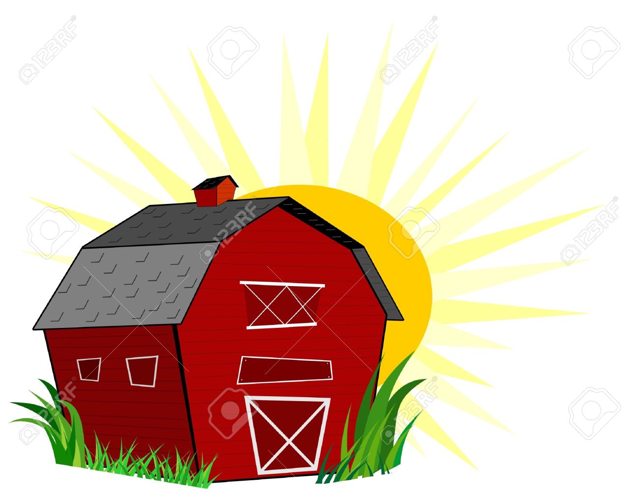 Clipart barn carton. Barns free download best
