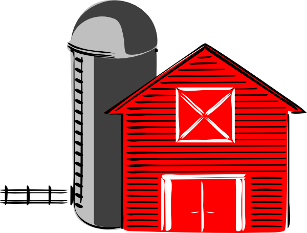 Free farm house download. Clipart barn barn silo