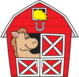 clipart horse stable