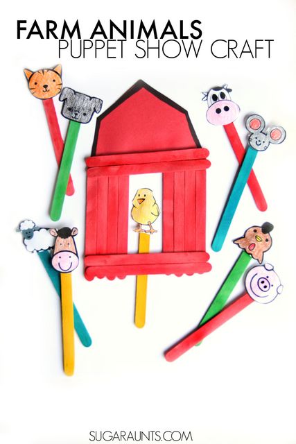 Barn clipart preschool. Big red book craft