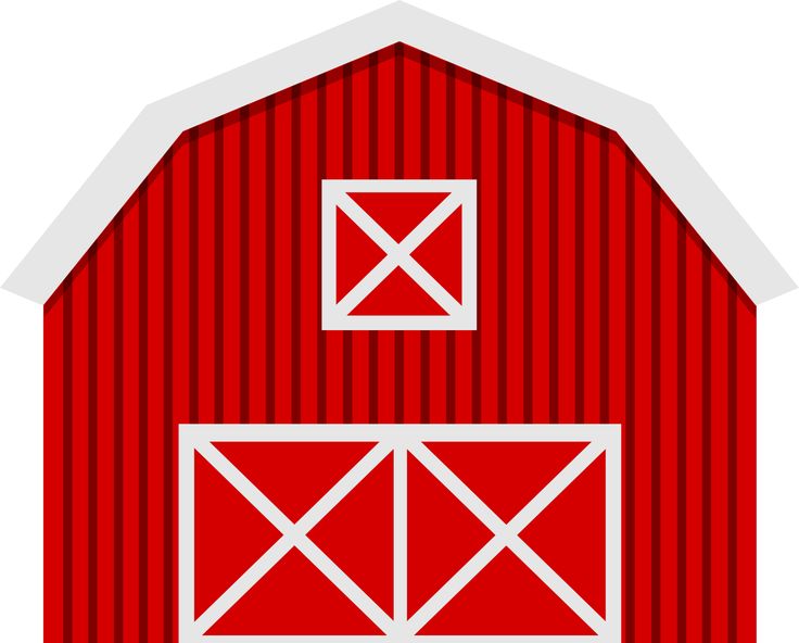 Red doors clip art. Barn clipart rustic barn