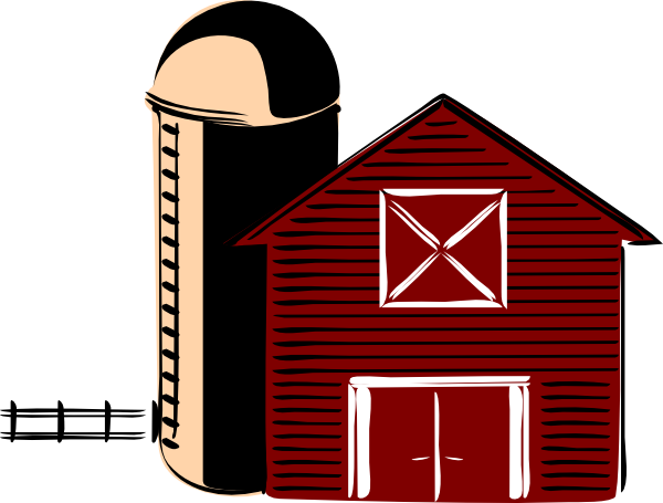 barn clipart traditional