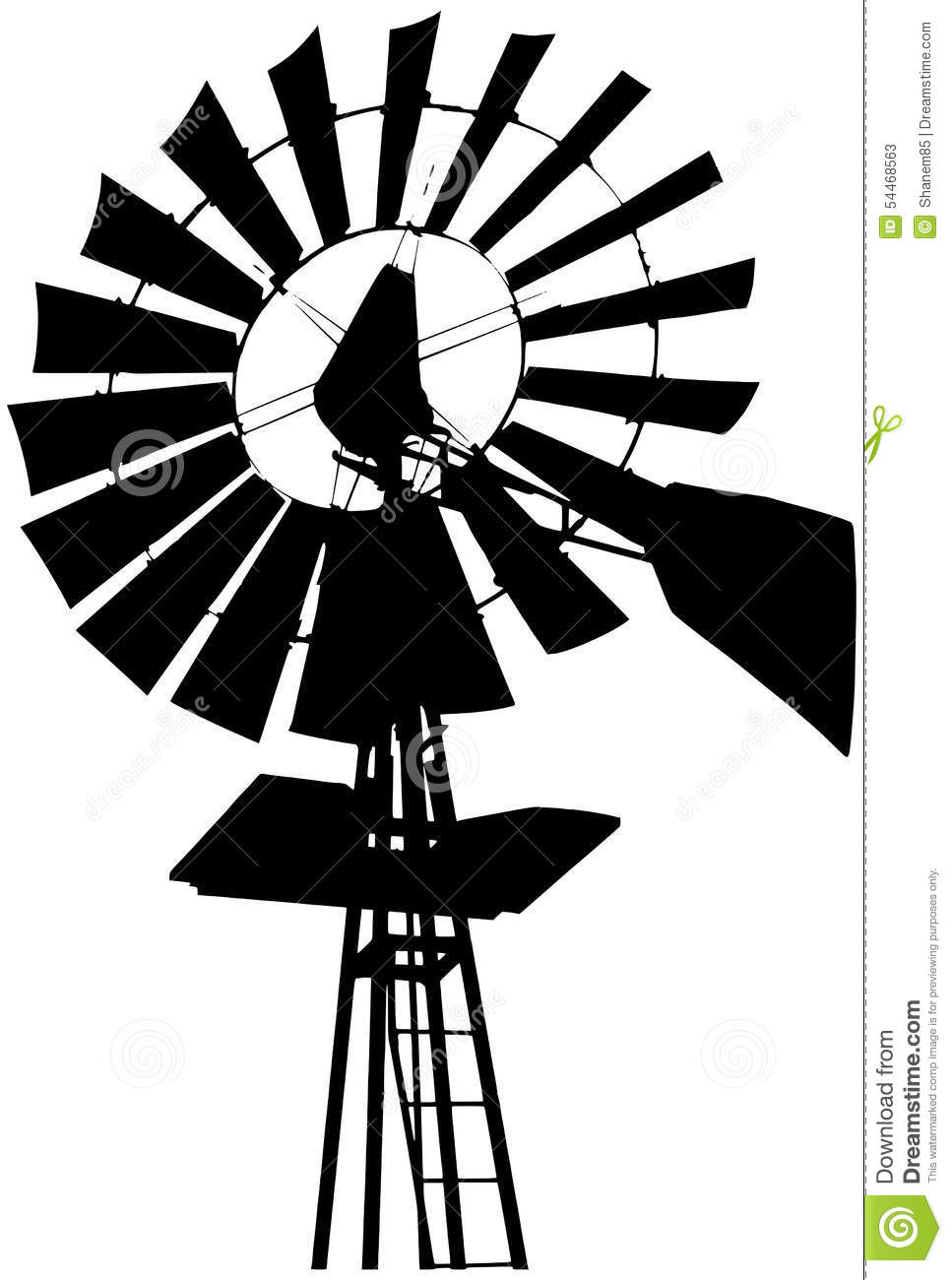 barn clipart windmill