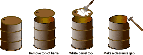 barrel clipart 55 gallon