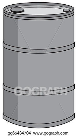 Barrel clipart metal barrel. Vector stock oil illustration