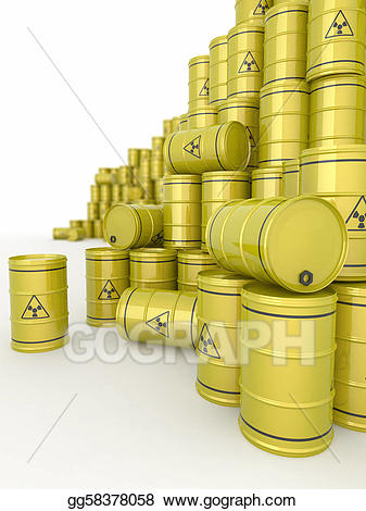 Radioactive stock illustrations a. Barrel clipart nuclear waste