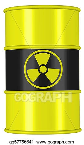 barrel clipart radioactive