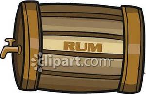 Barrel clipart rum barrel. A of royalty free