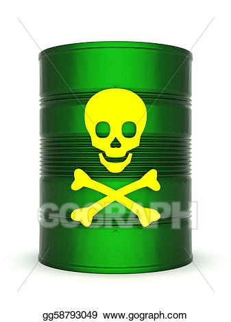 barrel clipart toxic