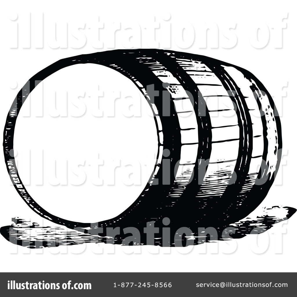barrel clipart vintage