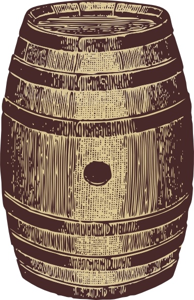 barrel clipart wood barrel