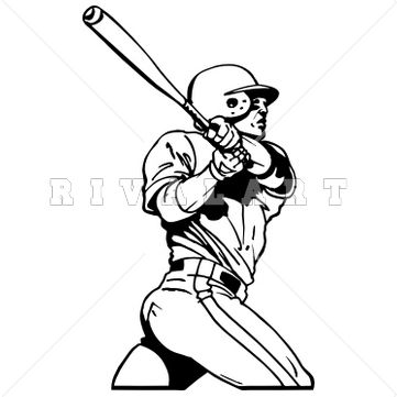 baseball clipart baseball player