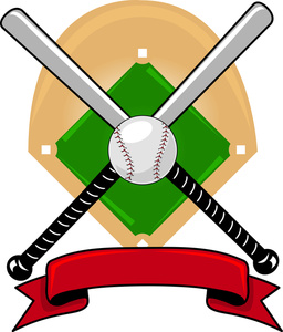 banner clipart baseball
