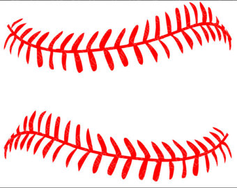 baseball clipart lace