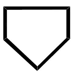 Free Free 201 Outline Home Plate Svg SVG PNG EPS DXF File