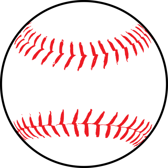 red clipart baseball
