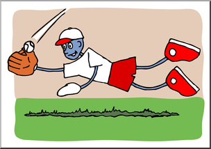 Baseball clipart scene. Clip art cartoon school